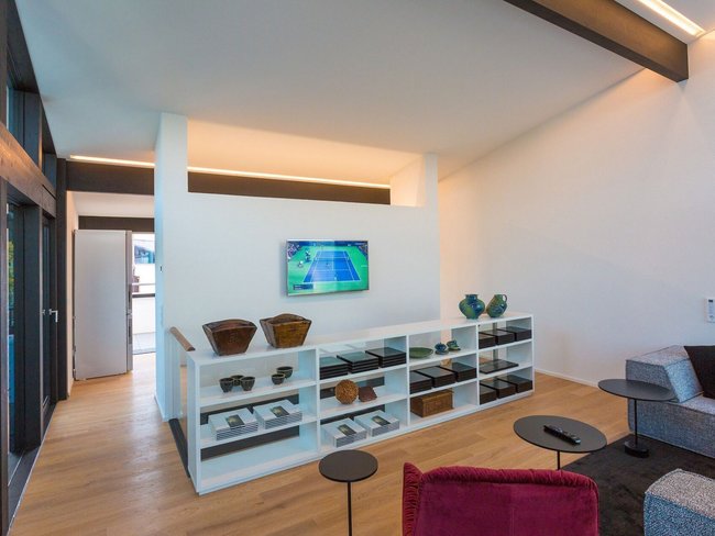 Innenansicht eines Architektenhauses mit moderner Ausstattung
