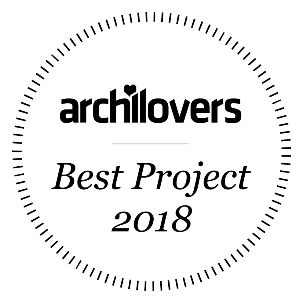 Archilovers Best Project 2018 Award Badge Badge for Archilovers Best Project award in 2018