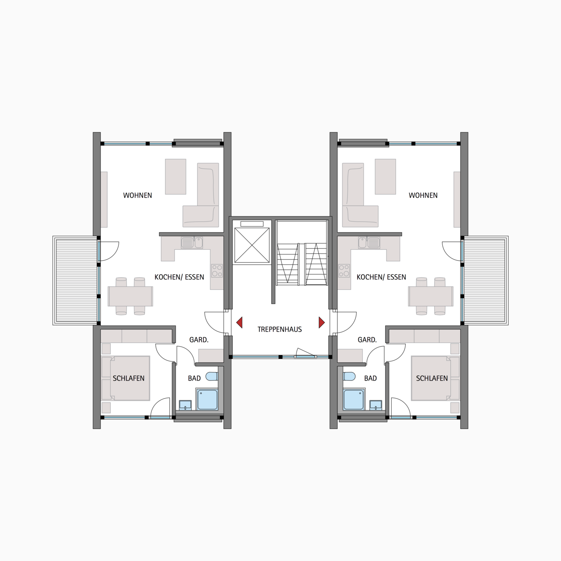 HUF Fachwerkhaus Grundriss Obergeschoss Objektbau