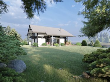 Schönes Fachwerkferienhaus umgeben von Natur in Schweden