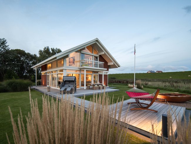 Gemütliches Familienhaus mit modernem Design und Terrasse