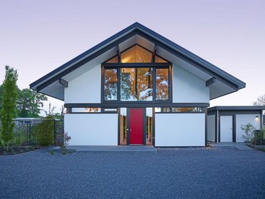 HUF house modum 810 5 Architektenhaus mit klaren Linien und großen Fenstern