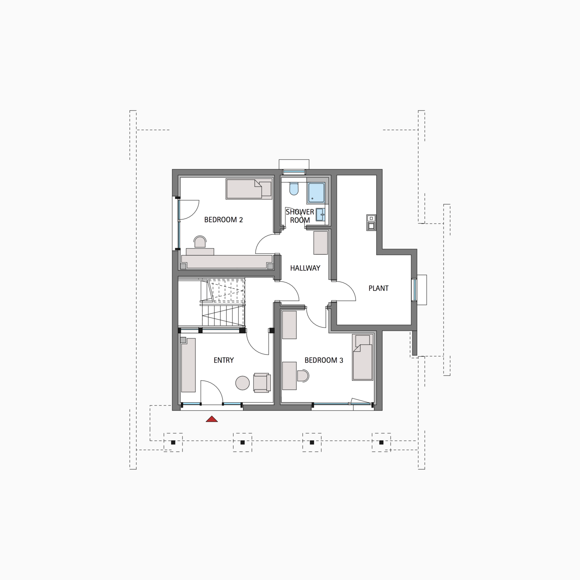 HUF house floor plan basement ART 3