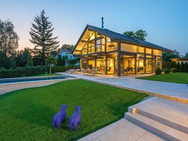 Gemütliches Designhaus mit modernem Charme und Garten