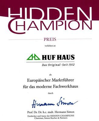 HUF HAUS un "Campione Nascosto" HUF HAUS un "Campione Nascosto"